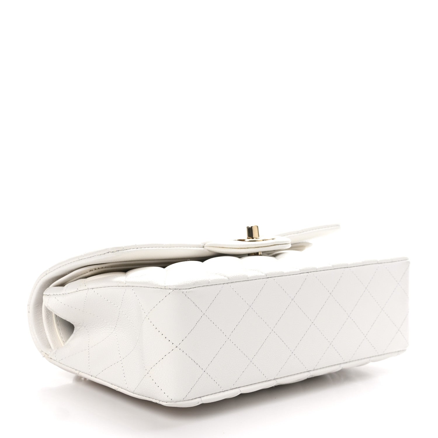 Chanel Caviar Quilted Small Double Flap White 4 of 11