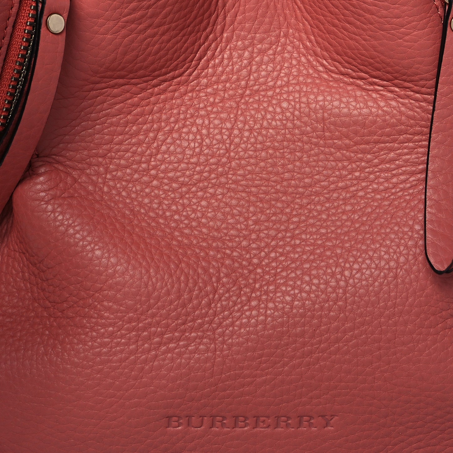 Grainy Calfskin House Check Small Maidstone Pink