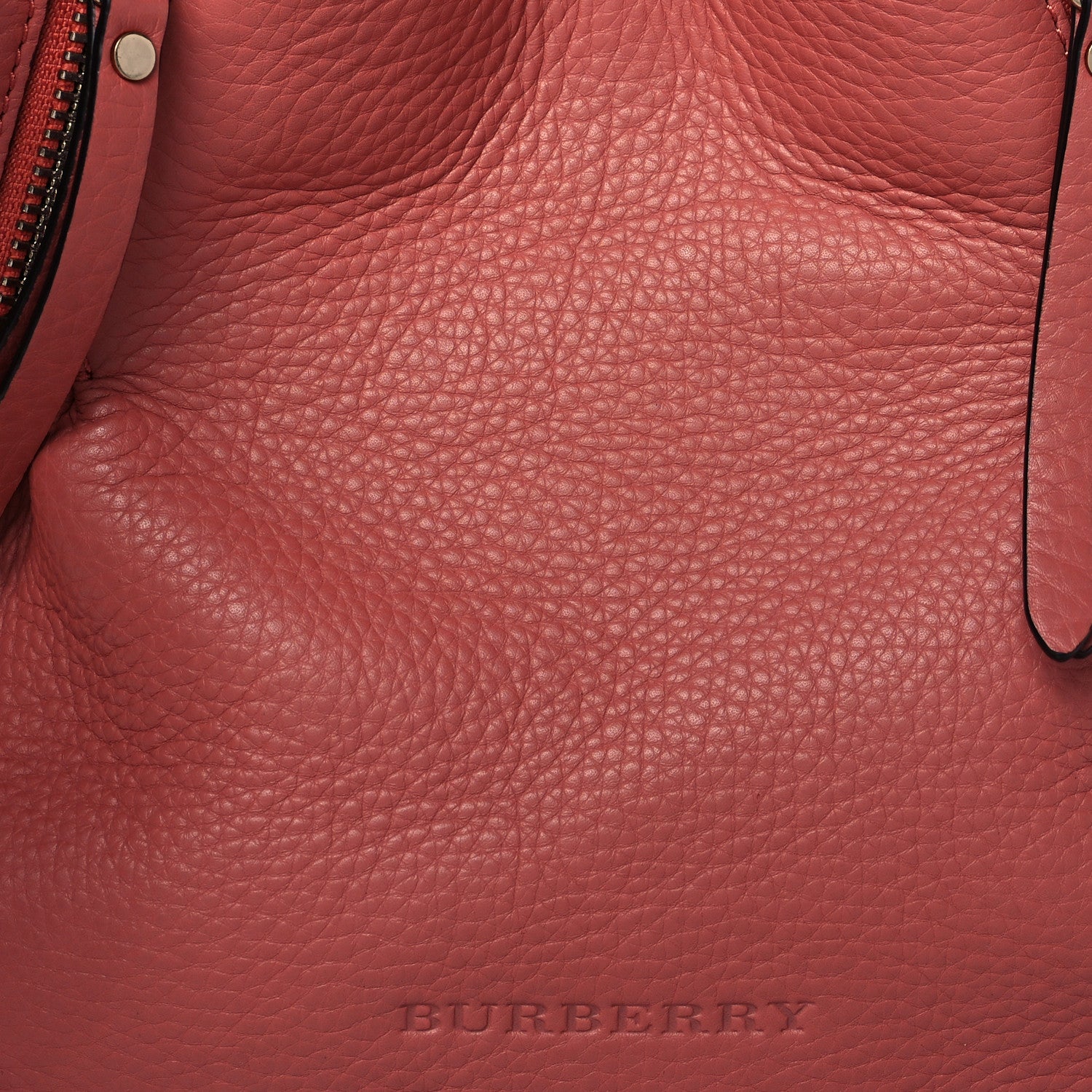 Burberry Grainy Calfskin House Check Small Maidstone Pink 8 of 10
