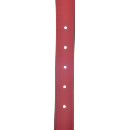 Gucci Moon Calfskin Torchon Double G 25mm Belt 80 32 Hibiscus Red 7 of 7