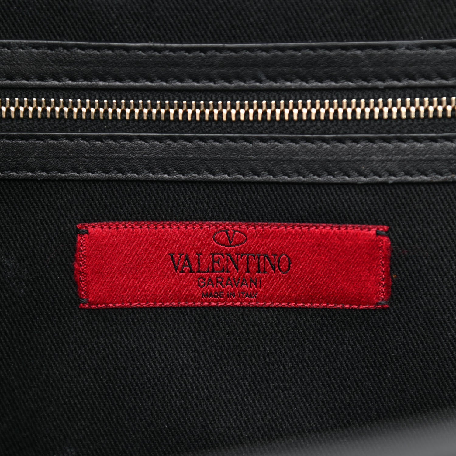 Valentino Garavani Vitello Medium Glam Lock Rockstud Flap Black 6 of 13