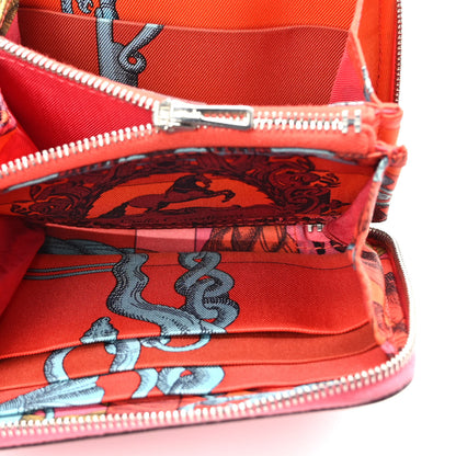 Hermes Epsom Silk'In Compact Wallet Rose Azalee 5 of 12