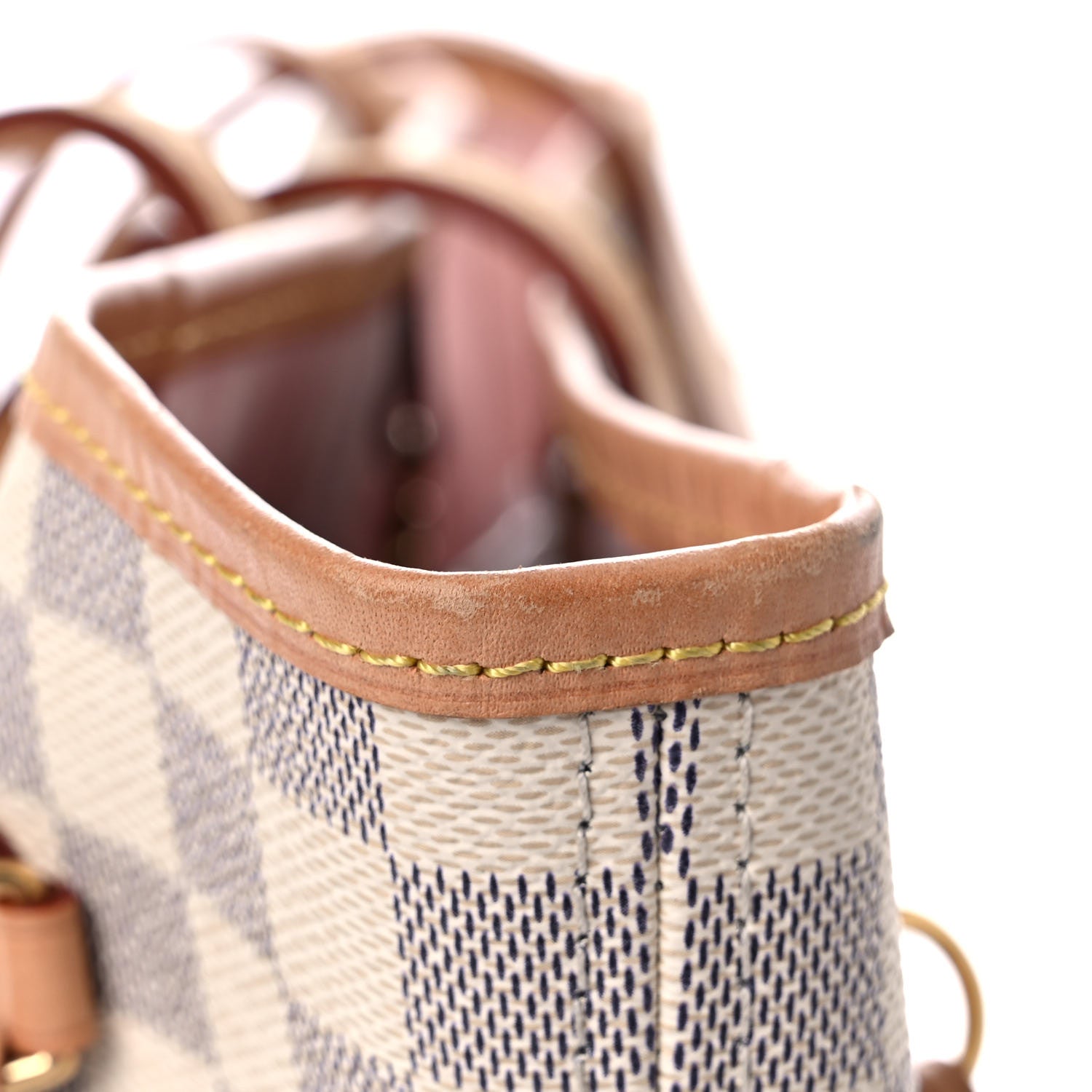 Louis Vuitton Damier Azur Neo Neverfull MM Rose Ballerine 27 of 30
