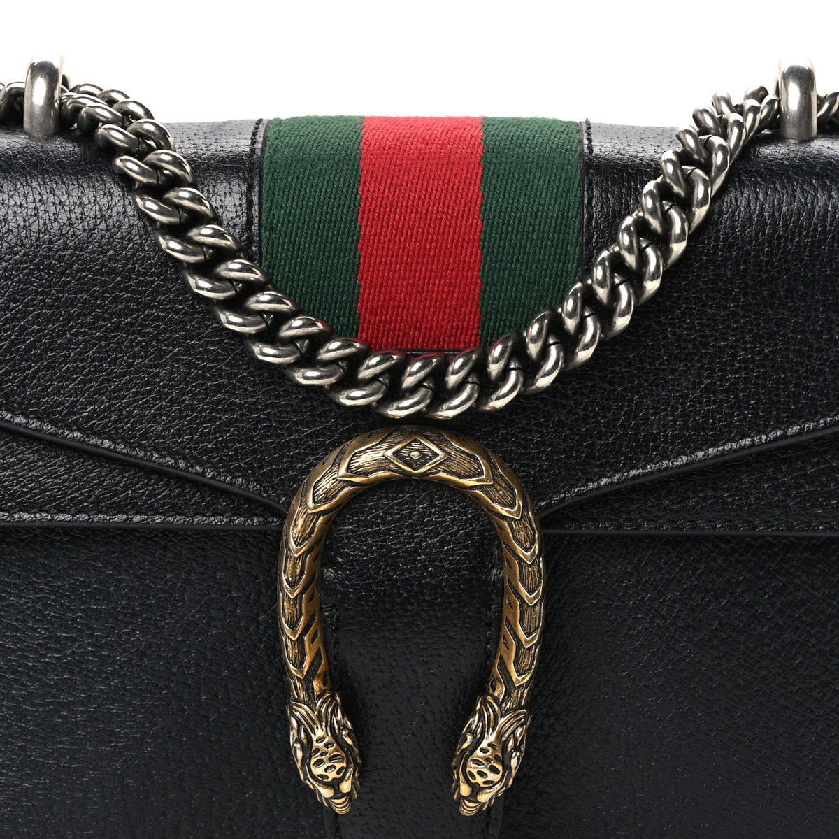 Calfskin Web Mini Dionysus Shoulder Bag Black