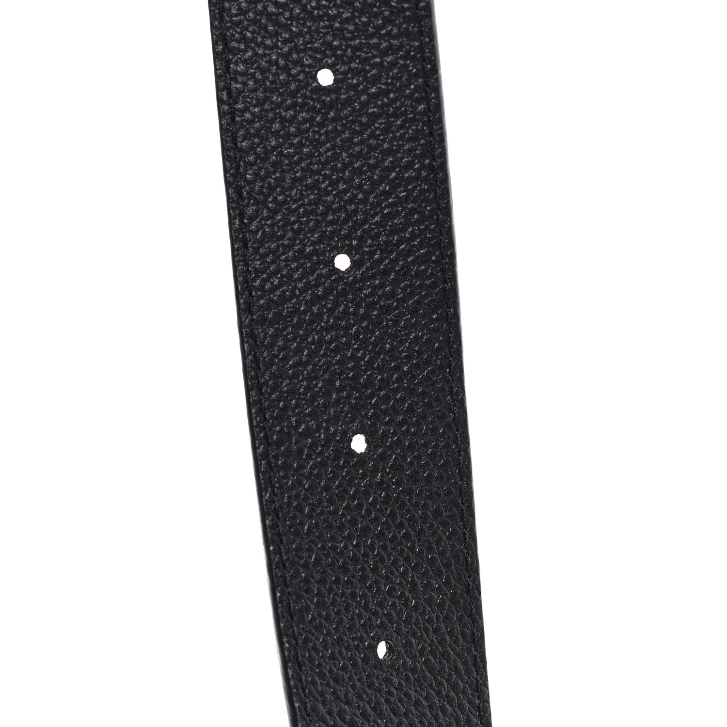 Louis Vuitton X YK Empreinte Dots 30mm LV Belt 80 32 Black White 4 of 5