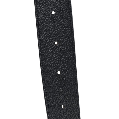 Louis Vuitton X YK Empreinte Dots 30mm LV Belt 80 32 Black White 4 of 5