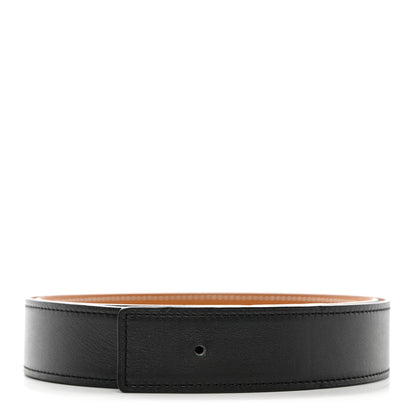 Hermes Swift Epsom 32mm Belt Strap 90 Black Gold 1 of 8