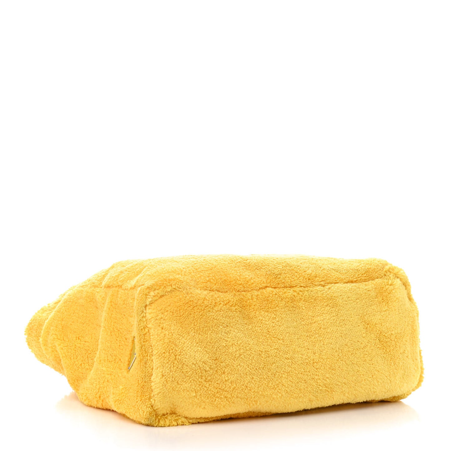Terry Cloth Tote Bag Giallo Black
