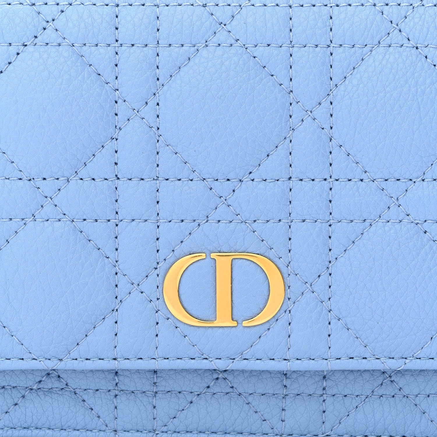 Christian Dior Supple Calfskin Caro Belt Bag Cloud Blue 9 of 11