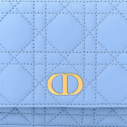 Christian Dior Supple Calfskin Caro Belt Bag Cloud Blue 9 of 11