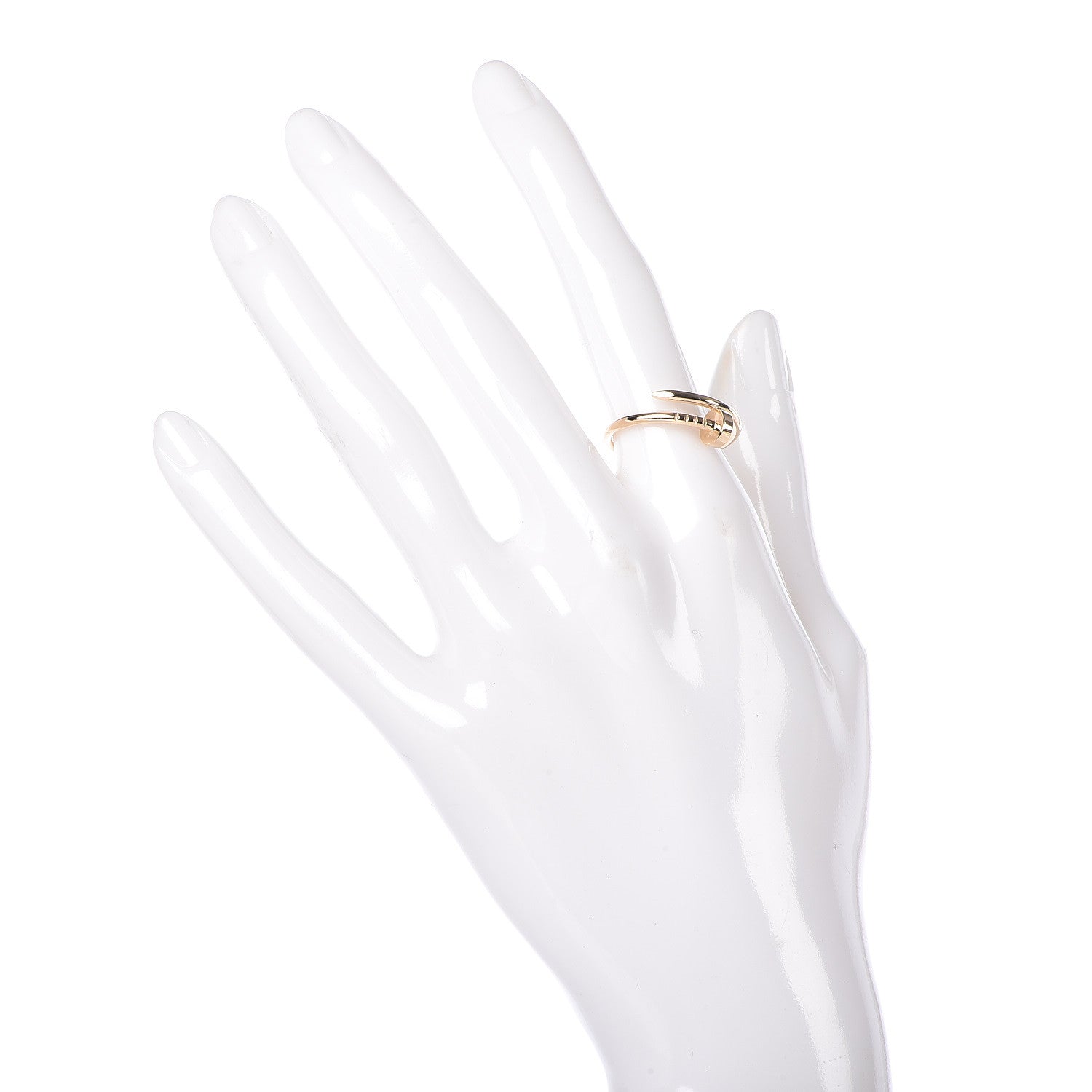 Cartier 18K Yellow Gold Small Juste Un Clou Ring 55 7.25 2 of 6