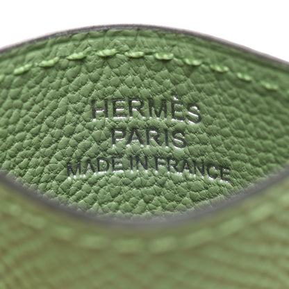 Hermes Epsom Diabolo Card Holder Case Vert Criquet 6 of 8