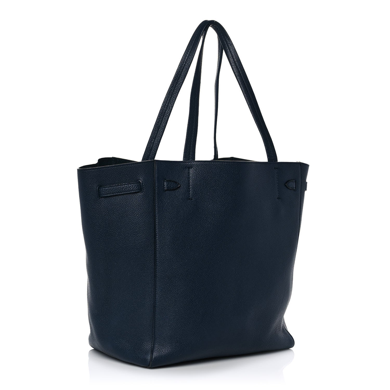 Celine Soft Grained Calfskin Belt Cabas Phantom Navy 2 of 9