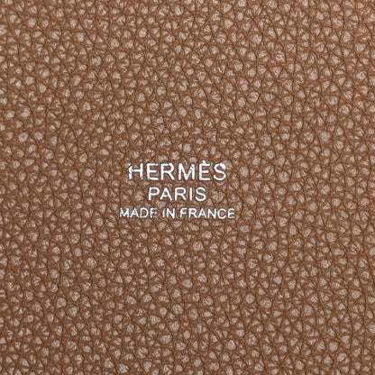 Hermes Taurillon Maurice Picotin Lock 22 MM Beige De Weimar 6 of 14