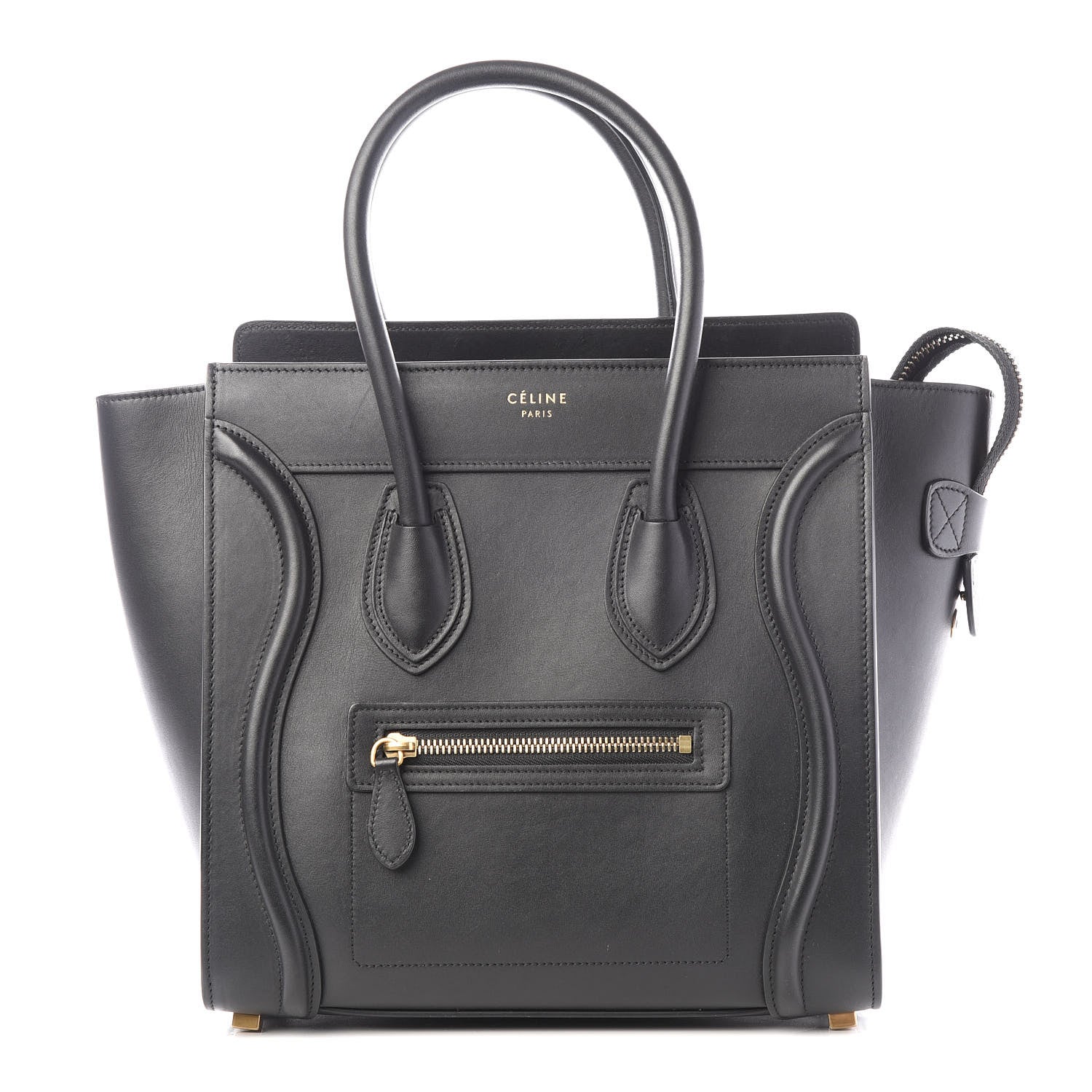Celine Smooth Calfskin Micro Luggage Black 1 of 10