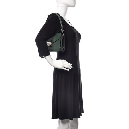 Prada Saffiano Lux Sound Shoulder Bag Lauro 2 of 11