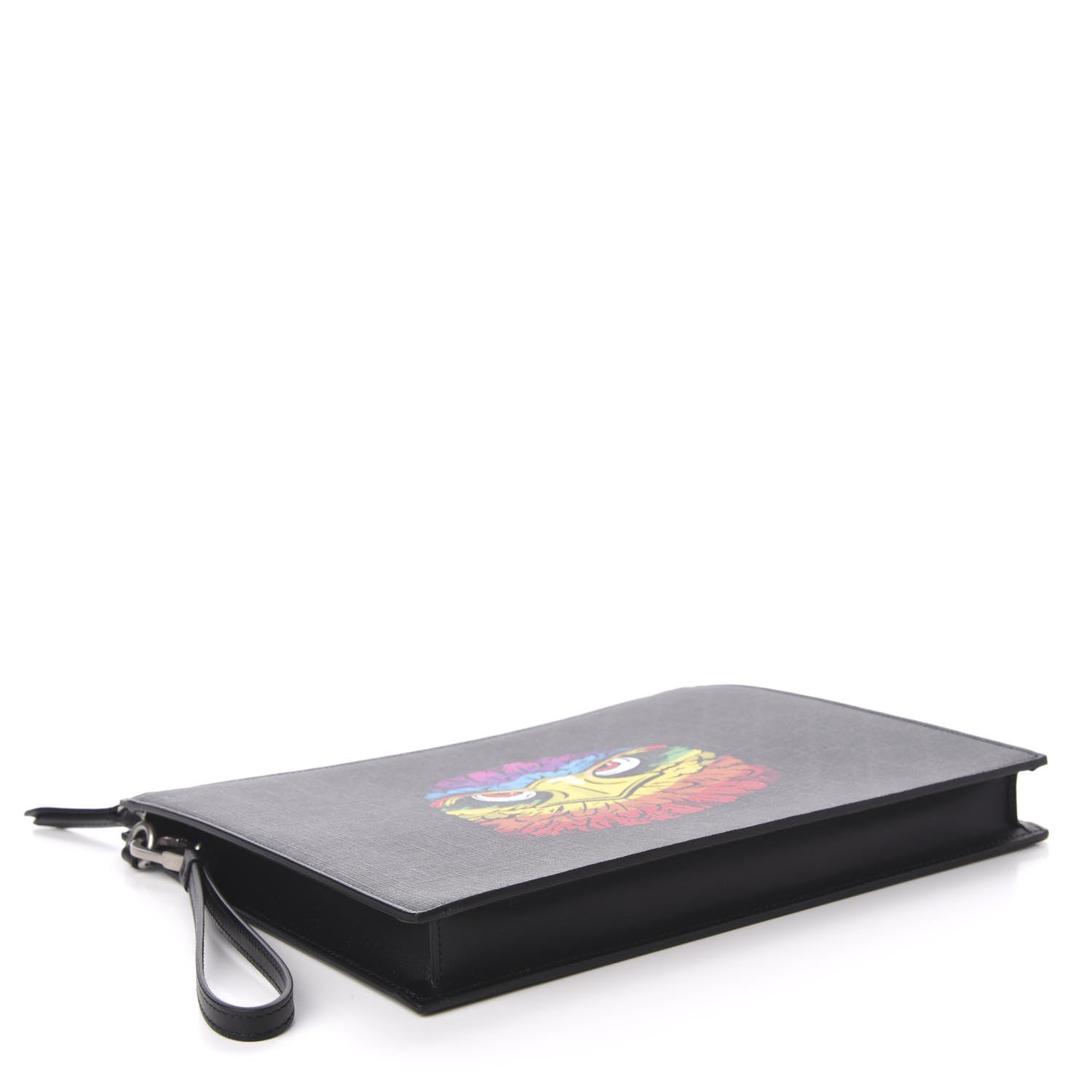 Gucci GG Supreme Monogram Rainbow Eagle Documents Holder Black Grey Multicolor 4 of 8