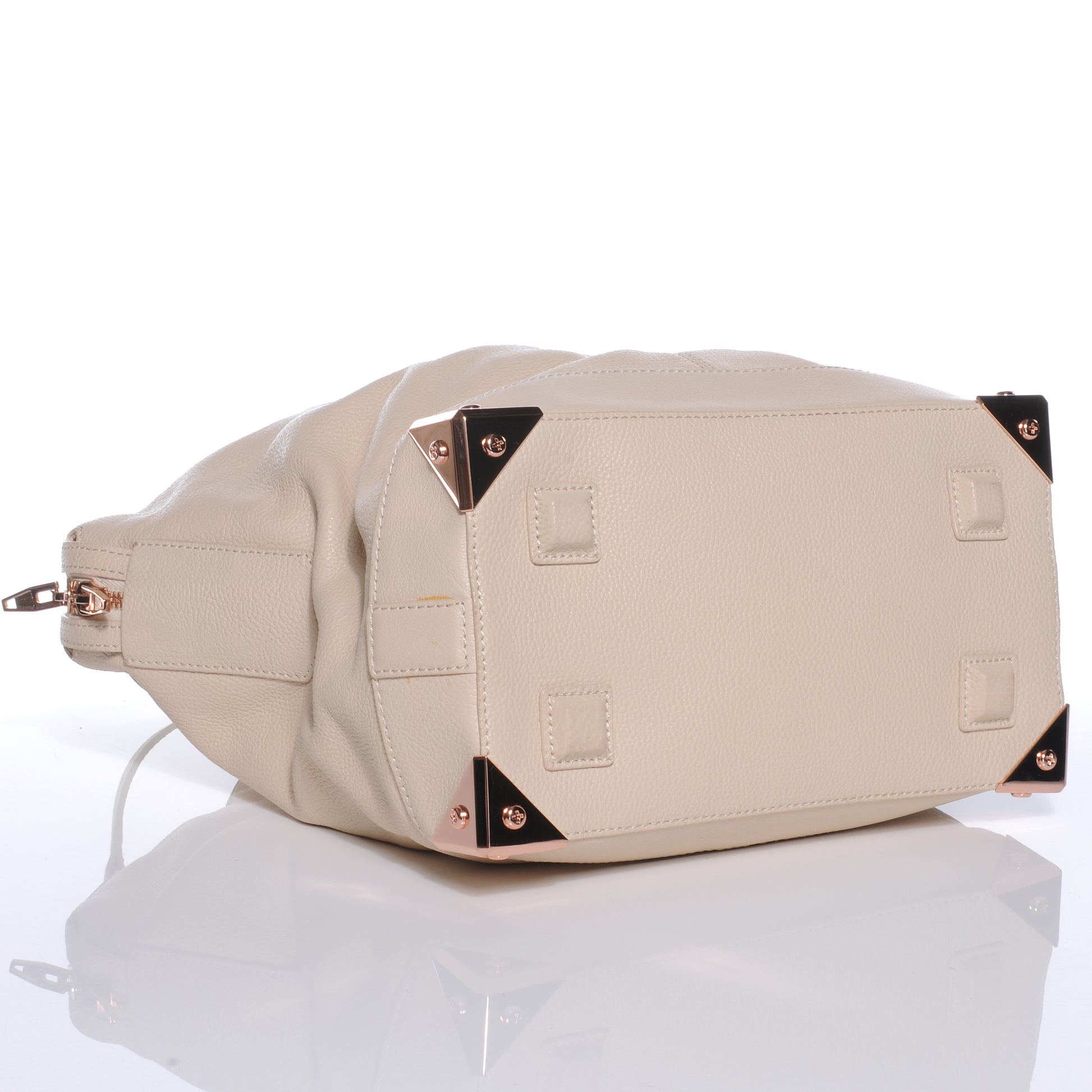 Alexander Wang Pebbled Calfskin Large Emile Eggshell 4 of 7