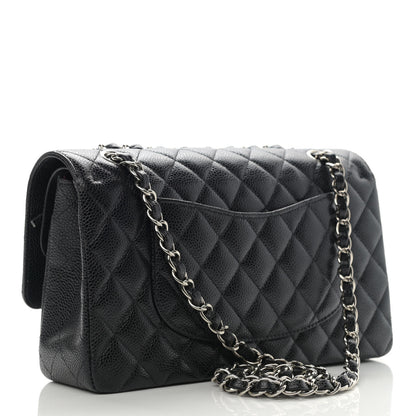 Chanel Caviar Quilted Medium Double Flap Black 3 of 11