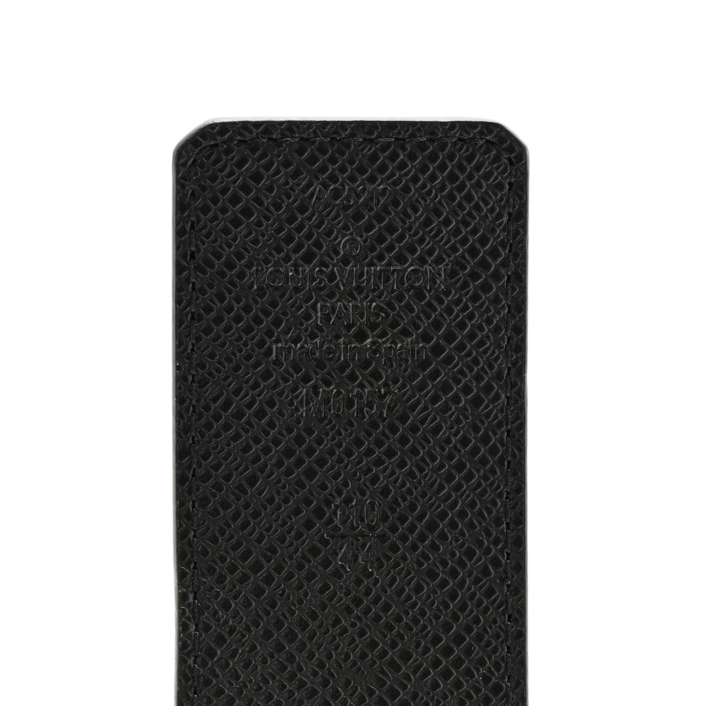 Monogram Eclipse Taigarama 40mm LV Initiales Reversible Belt 110 44 Black