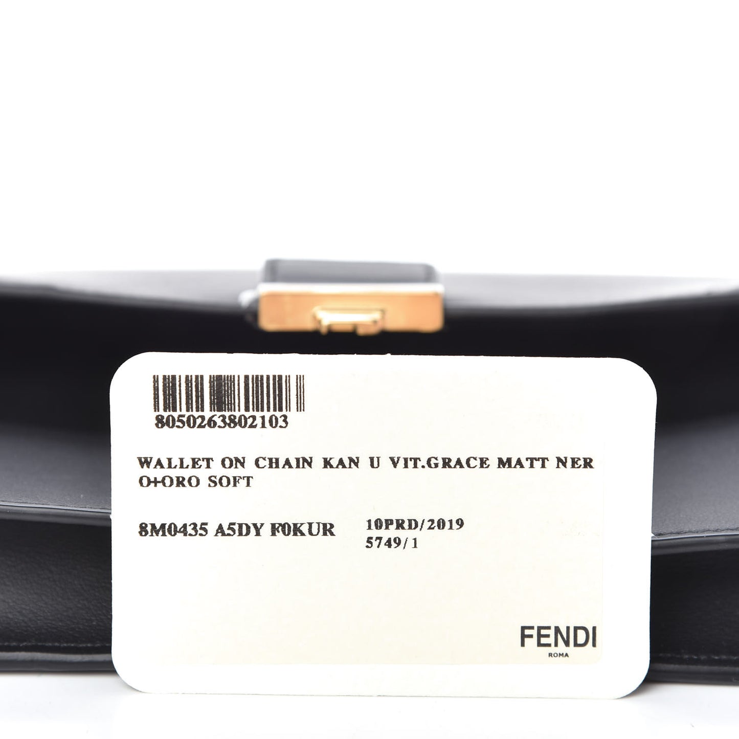 Vitello Grace Matte Kan U Wallet On Chain Black
