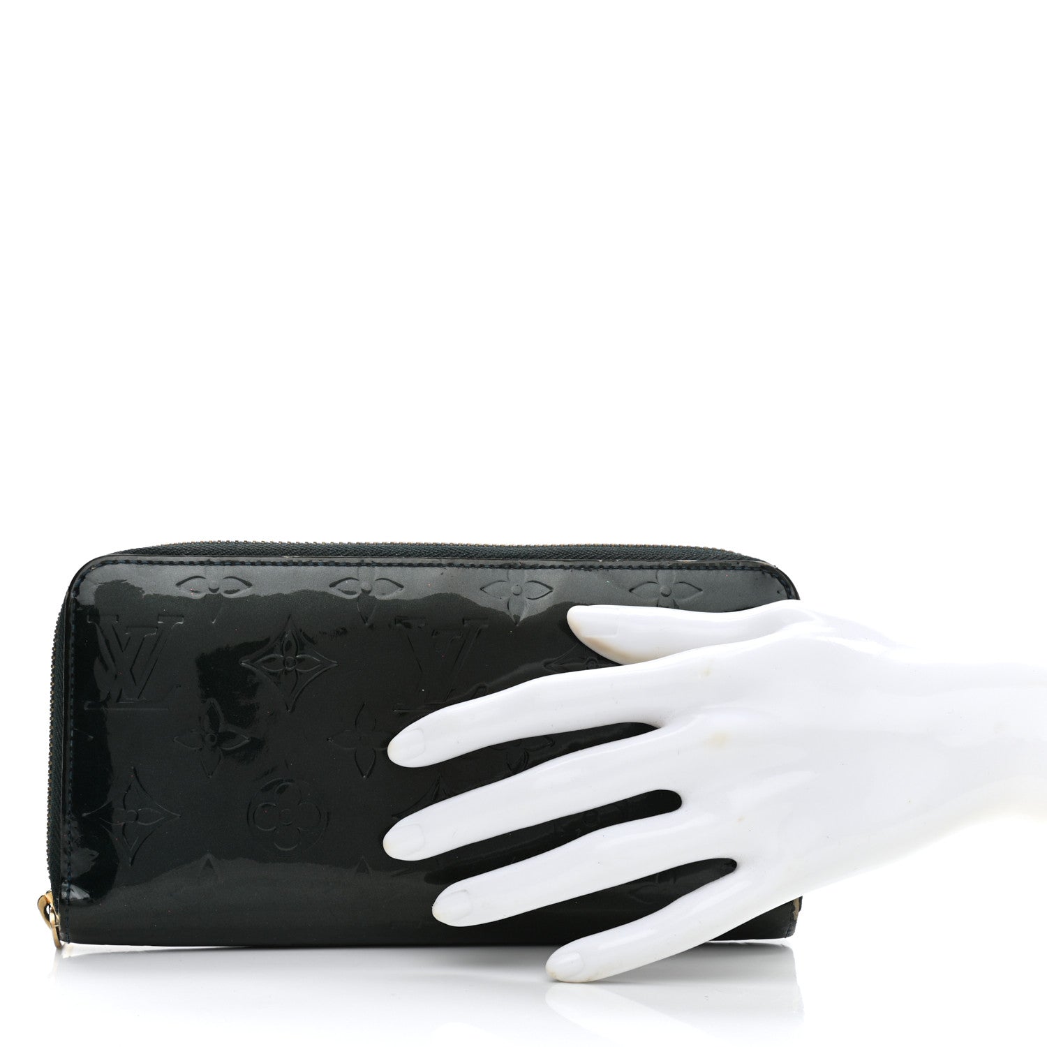 Louis Vuitton Vernis Zippy Wallet Bleu Nuit 2 of 8