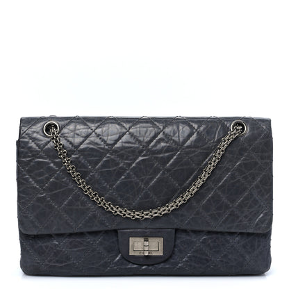 Chanel Aged Calfskin Quilted 50th Anniversary 2.55 Reissue 227 Flap Grey 1 of 10