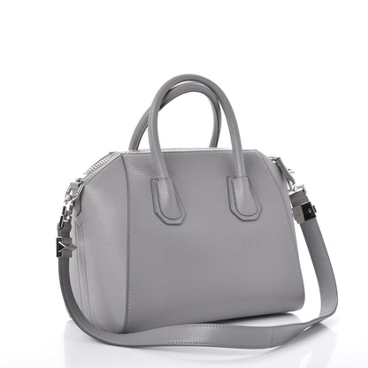 Givenchy Sugar Goatskin Small Antigona Pearl Grey 3 of 13