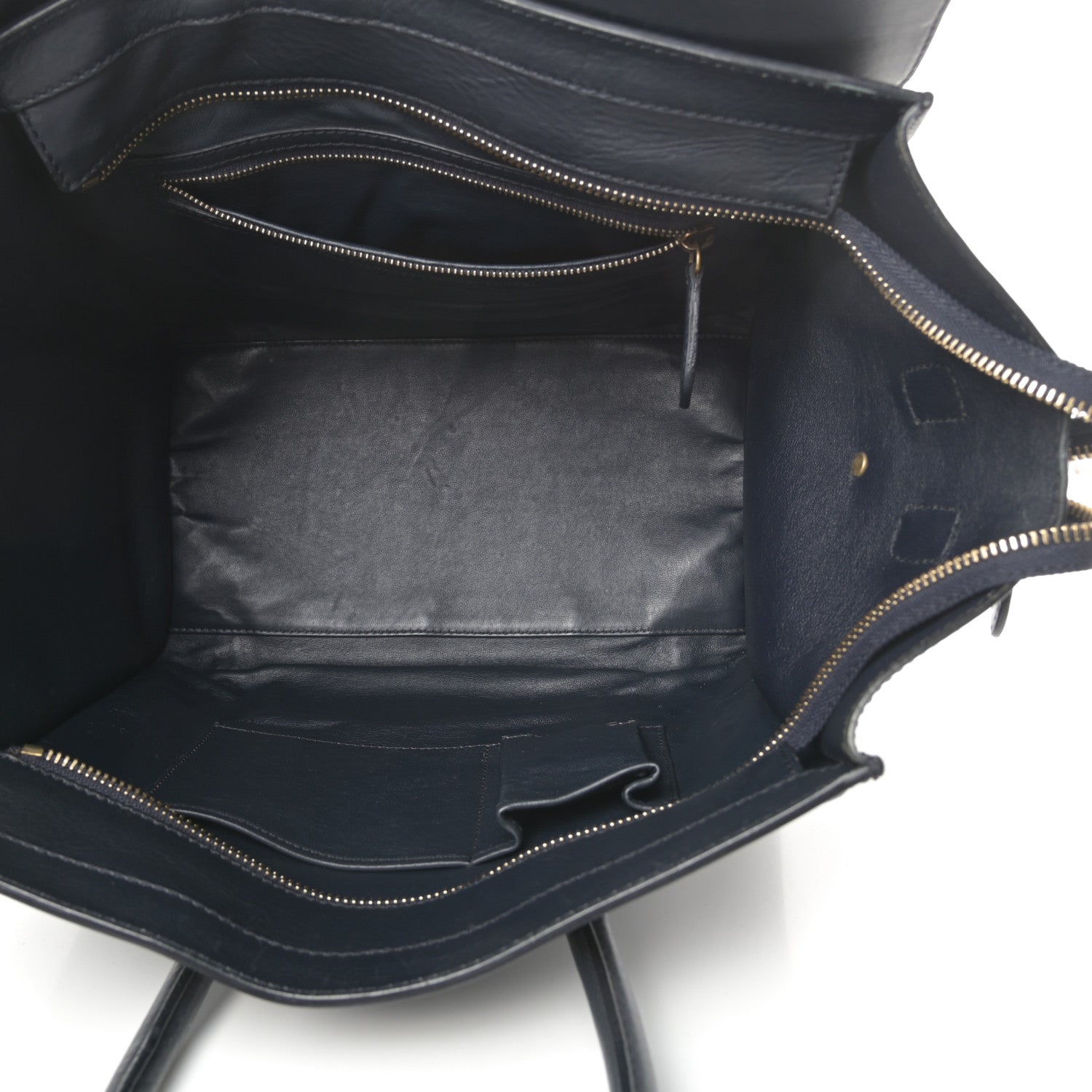 Celine Smooth Calfskin Mini Luggage Navy Blue 5 of 20
