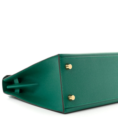 Hermes Epsom Kelly Sellier 25 Malachite 9 of 12