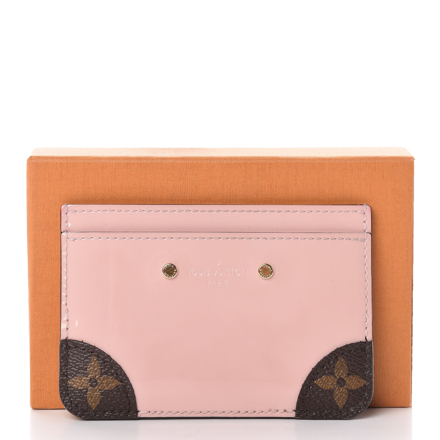 Patent Miroir Venice Card Holder Rose Ballerine