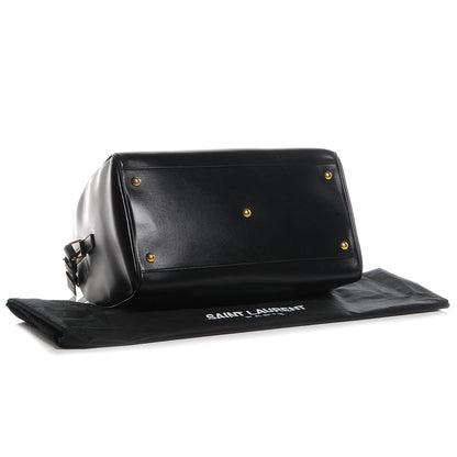 Saint Laurent Smooth Leather Classic Duffle 12 Black 4 of 9