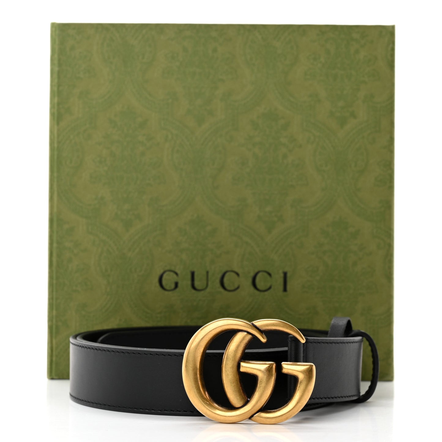 Calfskin Double G 30mm Belt 95 38 Black