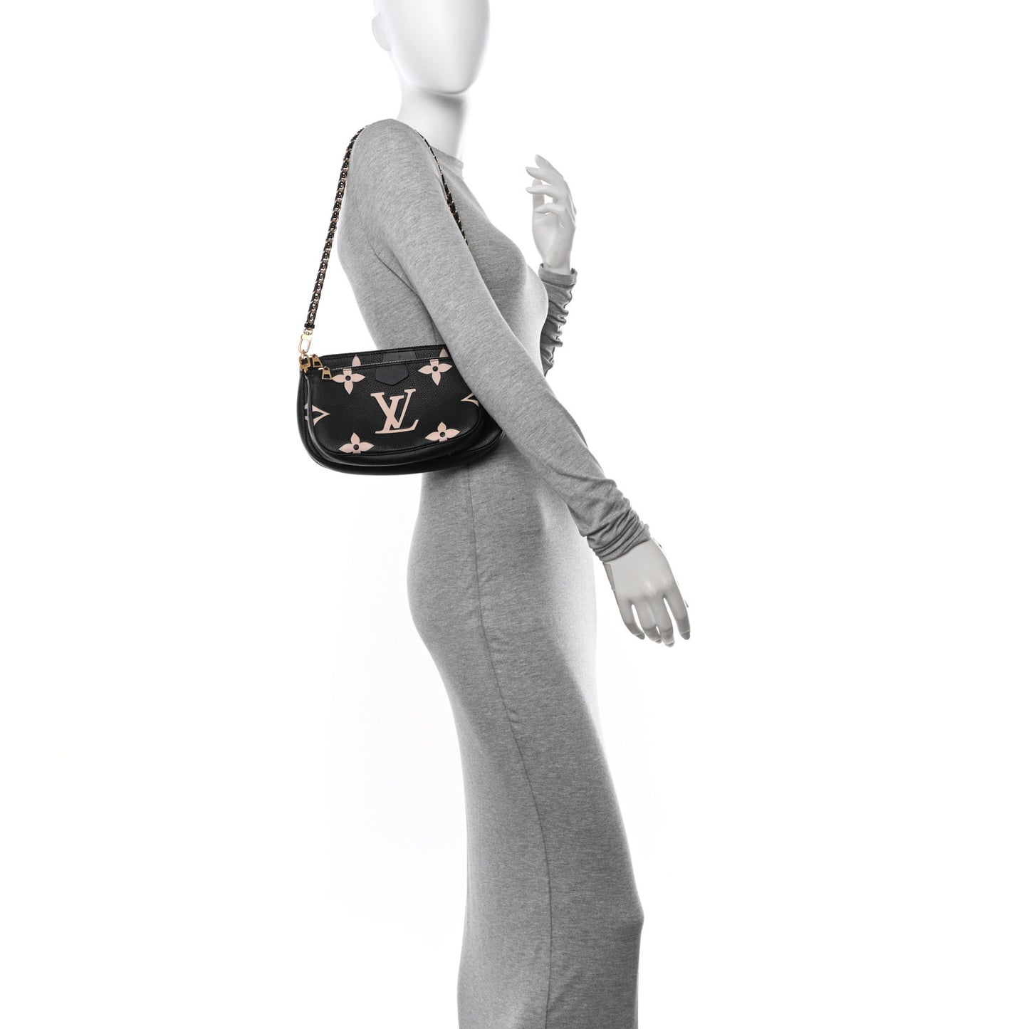 Empreinte Monogram Giant Multi Pochette Accessories Black Beige