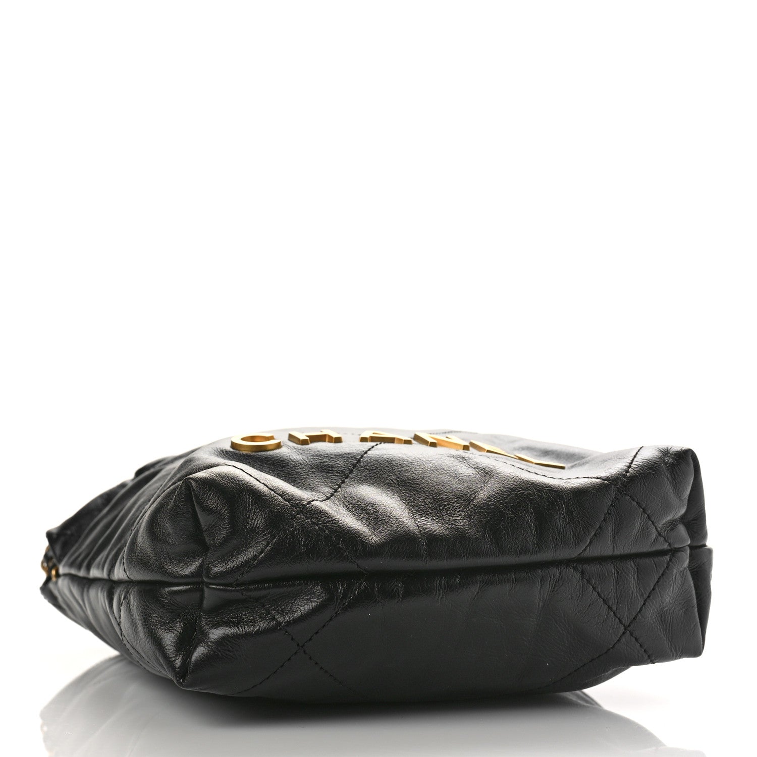 Chanel Shiny Calfskin Quilted Mini Chanel 22 Black 4 of 9