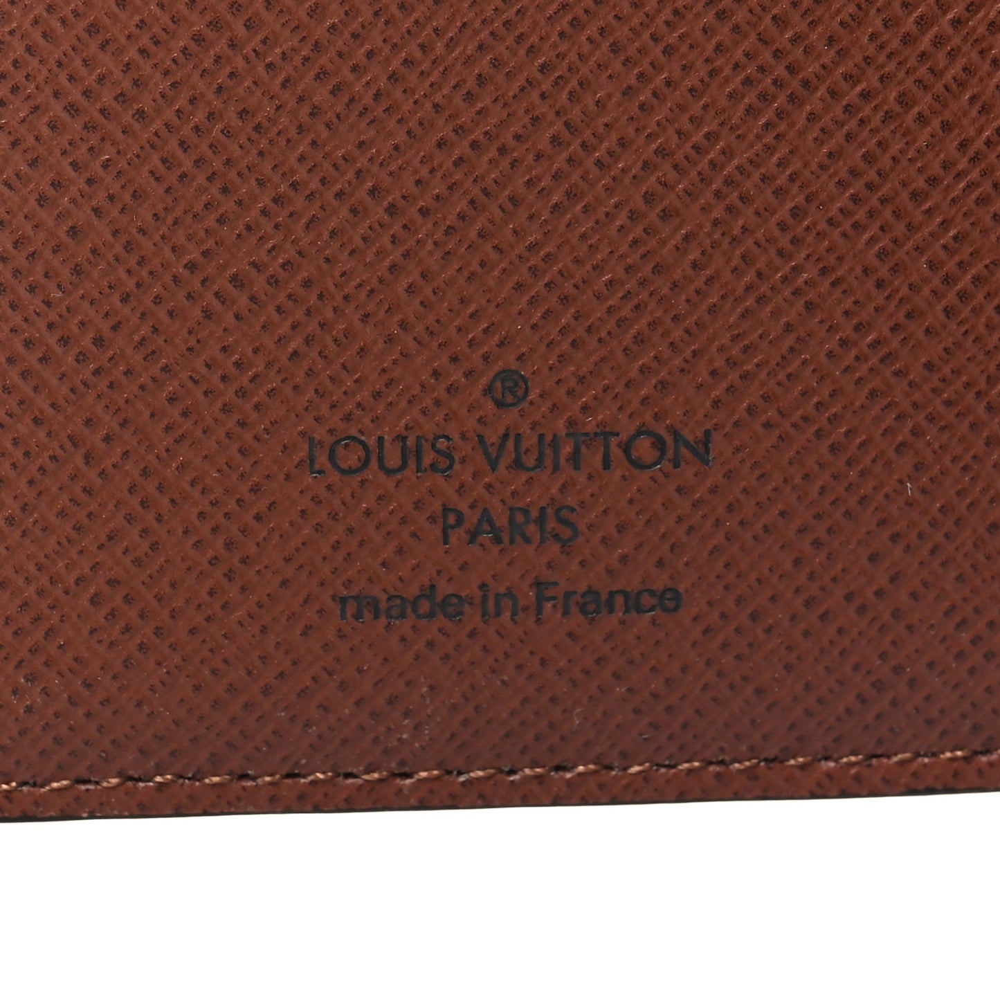 Monogram Pocket Agenda Cover