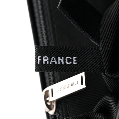Chanel Lambskin Chocolate Bar Mademoiselle Flap Black 7 of 14