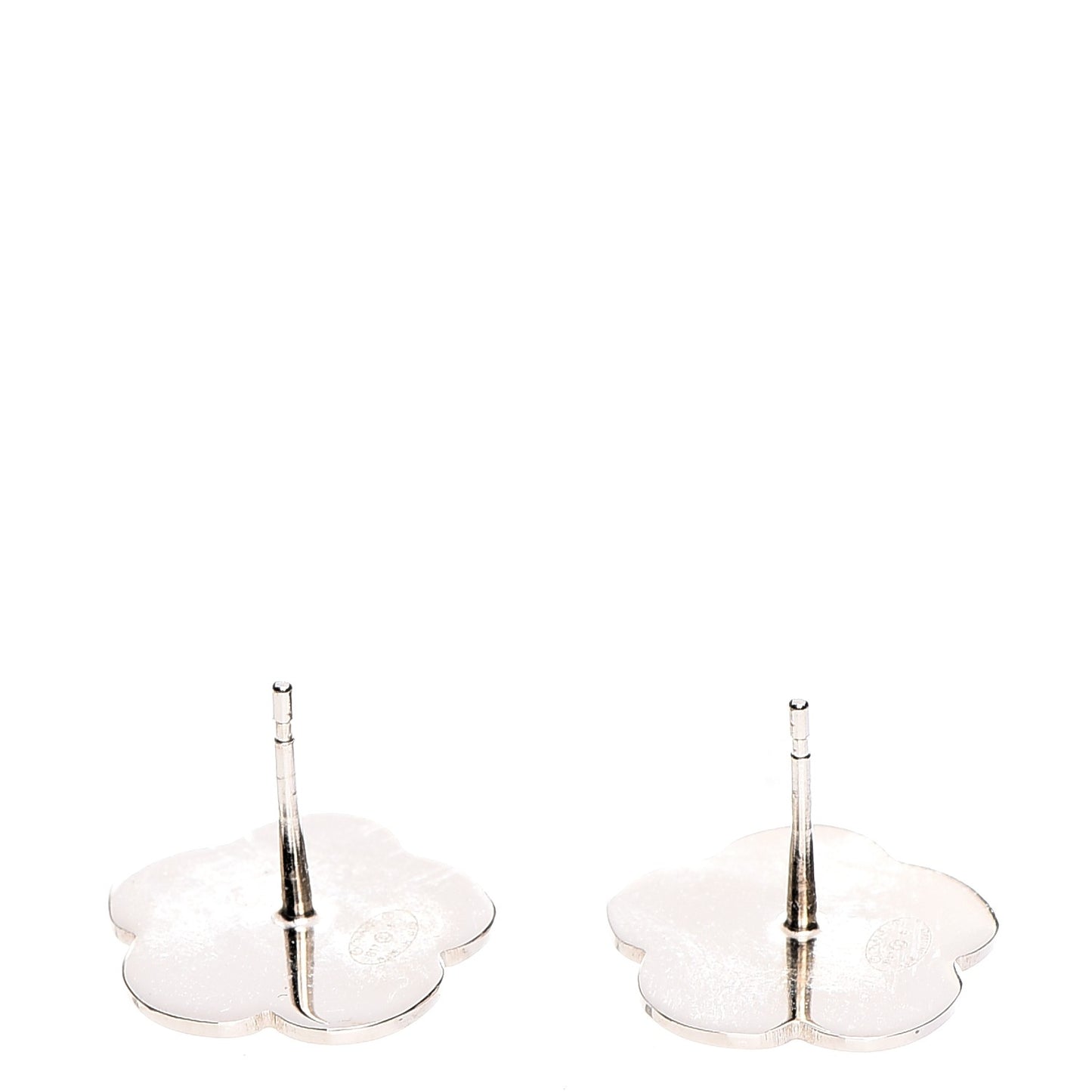 Pearl CC Camellia Earrings Gold
