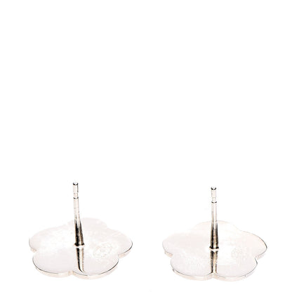 Chanel Pearl CC Camellia Earrings Gold 3 of 6