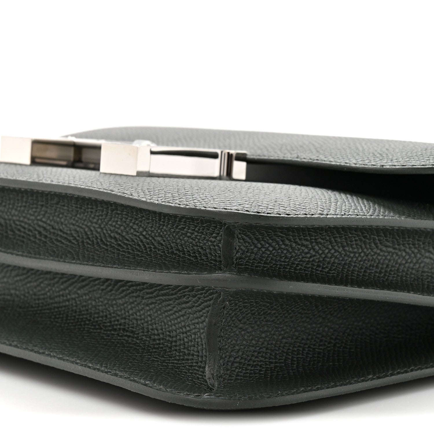 Hermes Epsom Enamel Constance 18 Vert Mangrove 11 of 14