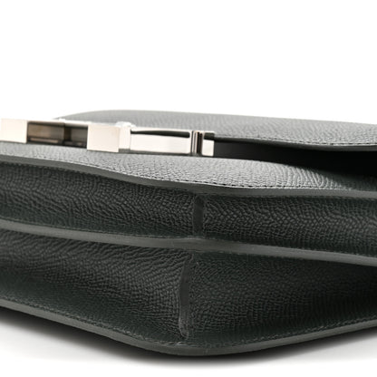 Hermes Epsom Enamel Constance 18 Vert Mangrove 11 of 14