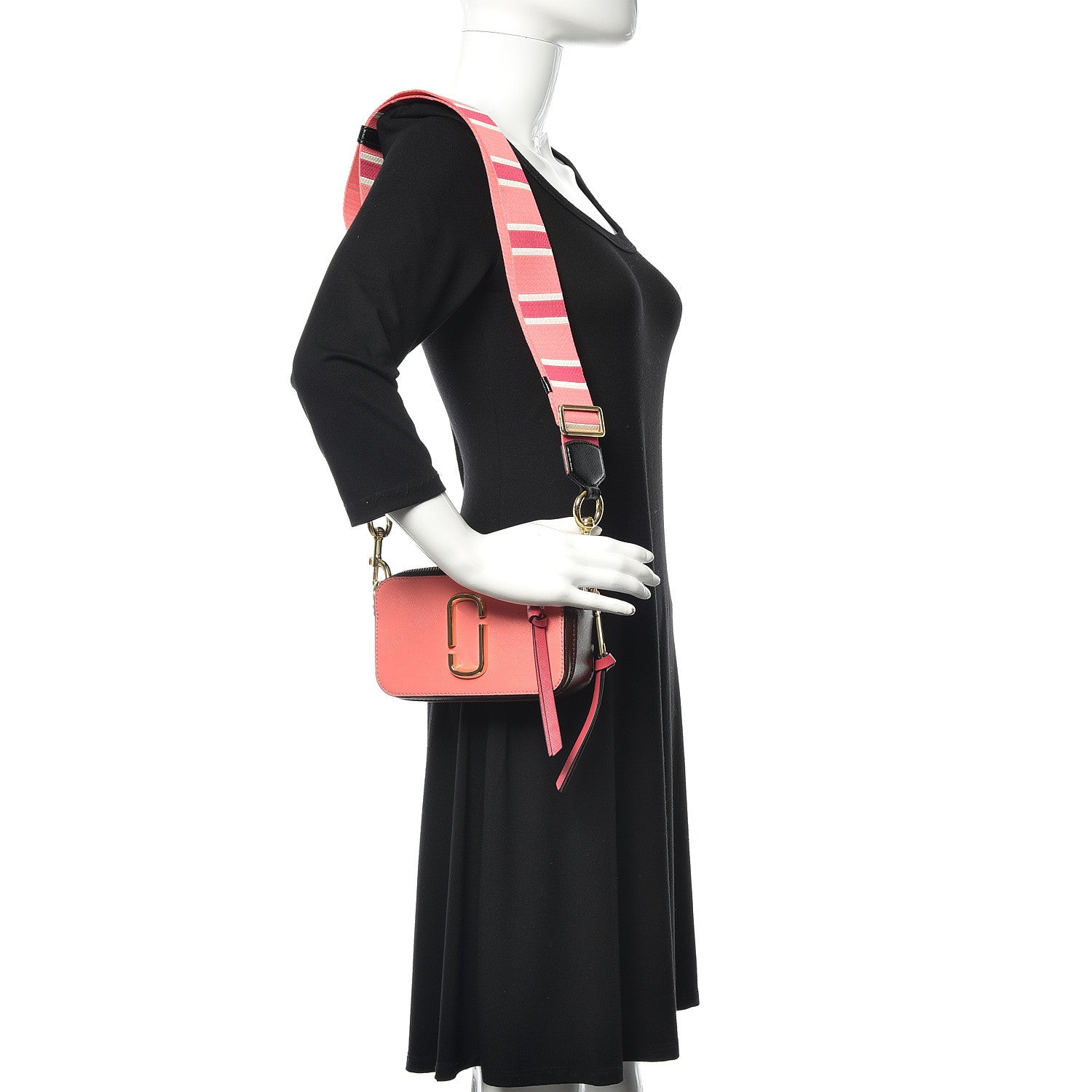 Marc Jacobs Saffino Small Snapshot Camera Bag Coral Multi 2 of 12