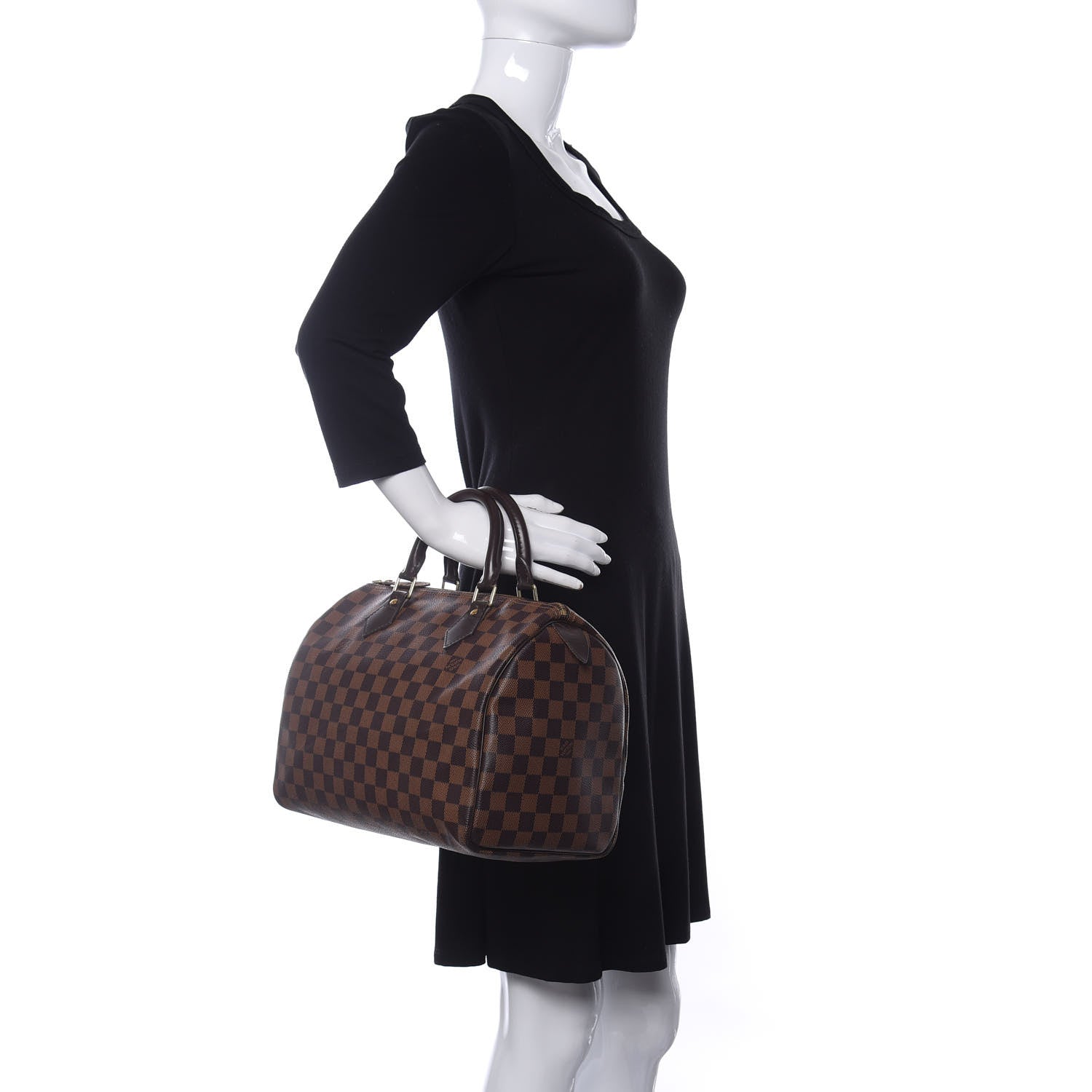 Louis Vuitton Damier Ebene Speedy 30 2 of 9