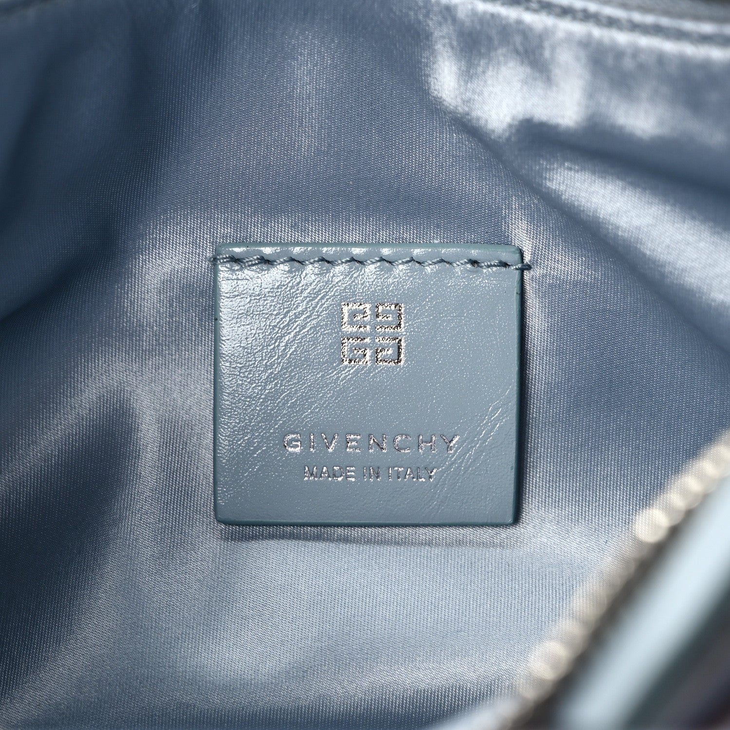 Givenchy Satin Voyou Party Bag Blue 6 of 9