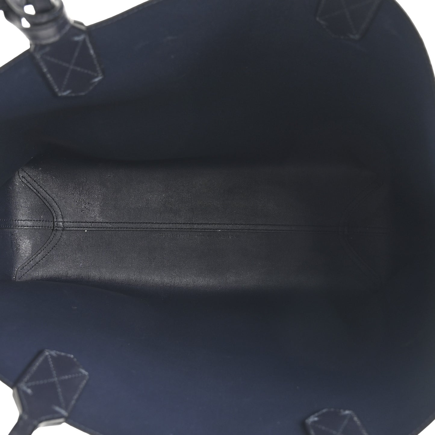 GG Supreme Monogram Blooms Medium Reversible Tote Beige Blue Navy