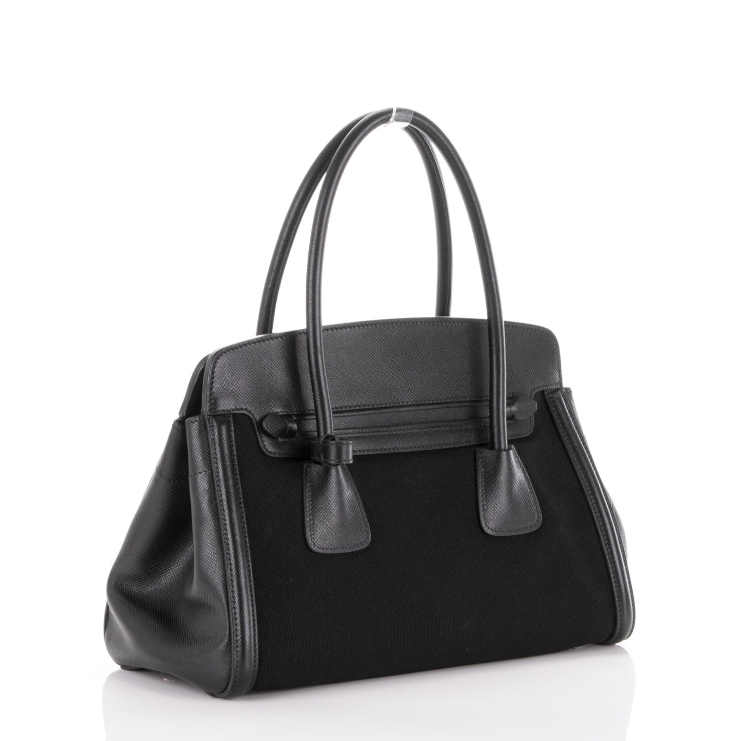 Canapa Saffiano Shoulder Bag Nero Black