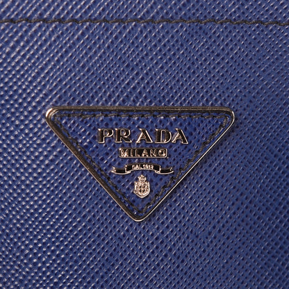 Prada Saffiano Cuir Small Double Handle Tote Inchiostro 6 of 20