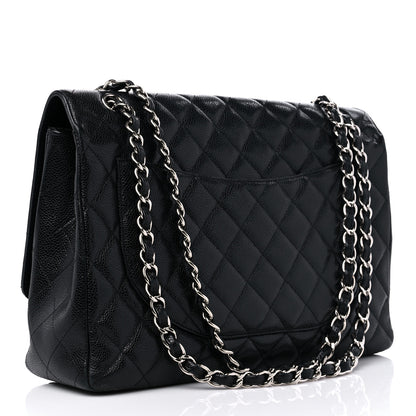 Chanel Caviar Quilted Maxi Single Flap Black 3 of 14