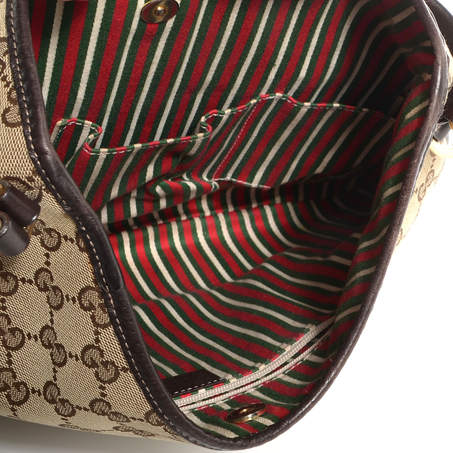 Gucci Monogram GG New Britt Medium Hobo Brown 6 of 8
