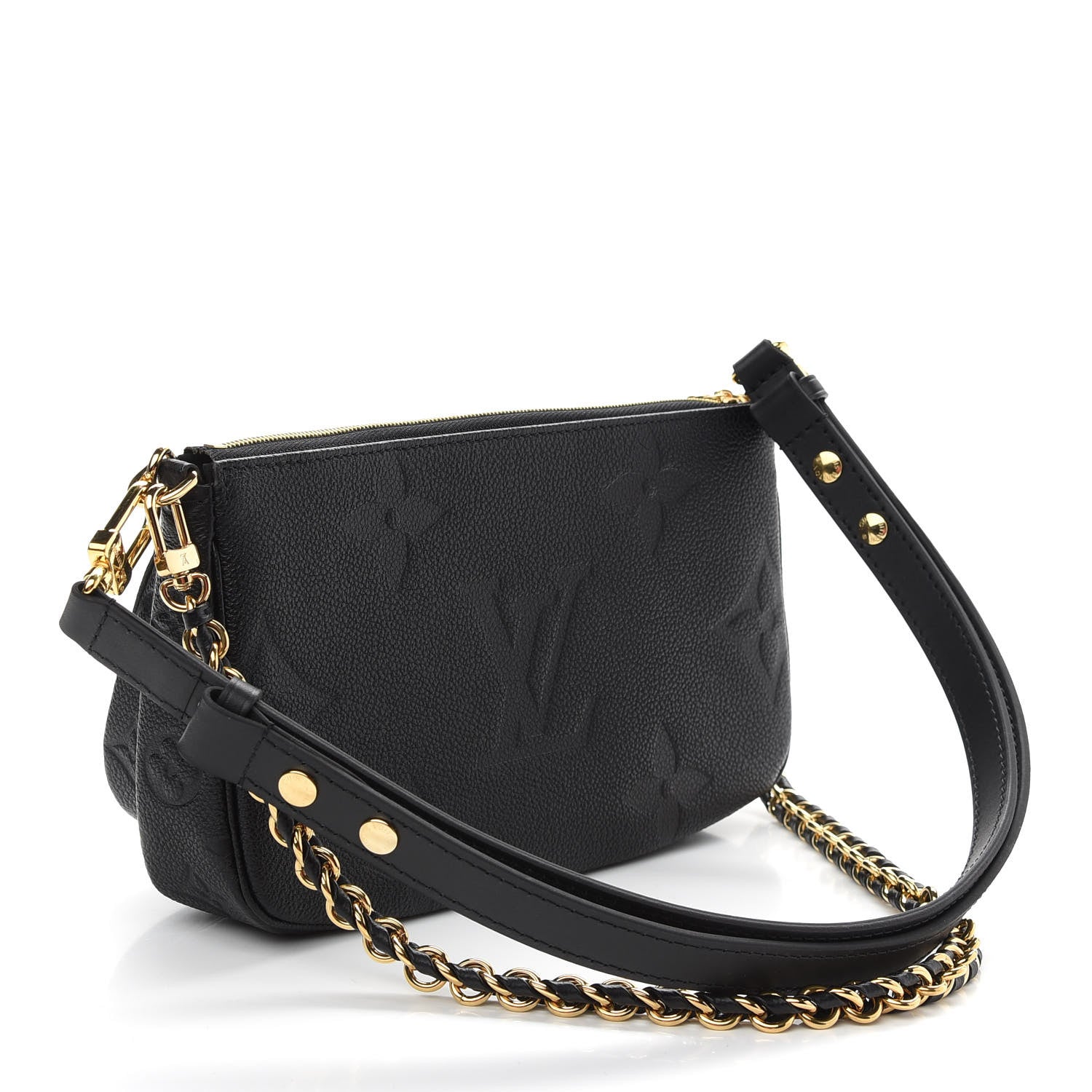 Louis Vuitton Empreinte Monogram Giant Multi Pochette Accessories Black 3 of 8